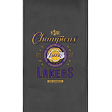 Silver Sofa with Los Angeles Lakers 2020 Champions Logo