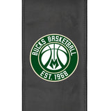 Silver Loveseat with Milwaukee Bucks Secondary Logo
