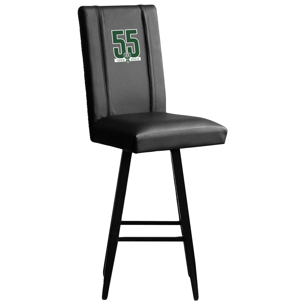 Swivel Bar Stool 2000 with Milwaukee Bucks Team Commemorative Logo