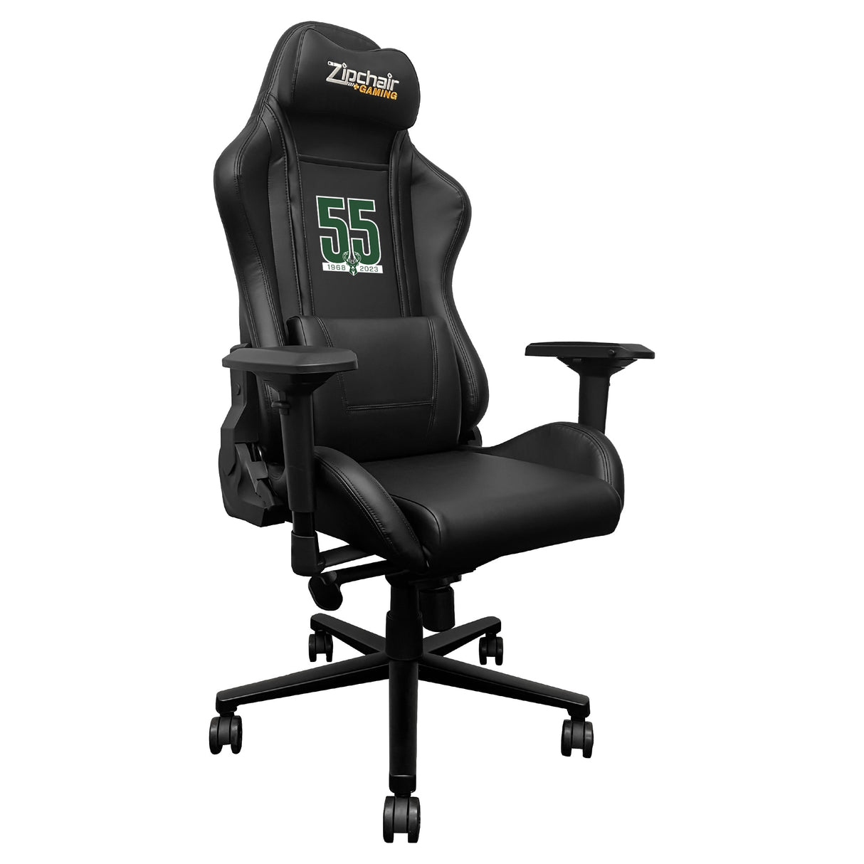 Xpression Pro Gaming Chair with Milwaukee Bucks Team Commemorative Logo
