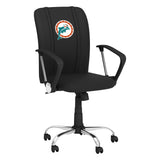 Curve Task Chair with  Miami Dolphins Alternate Logo