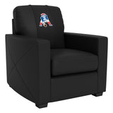 Silver Club Chair with New England Patriots Classic Logo