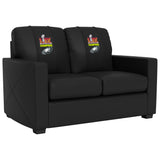 Silver Loveseat with  Philadelphia Eagles Super Bowl LIX Champions Logo