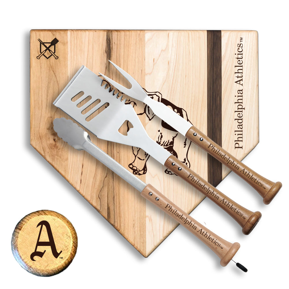 Philadelphia Athletics "SILVER SLUGGER" Combo Set