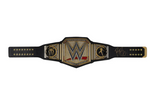 Roman Reigns WWE Autographed Universal Championship Replica Title Belt with Talent Side Plates