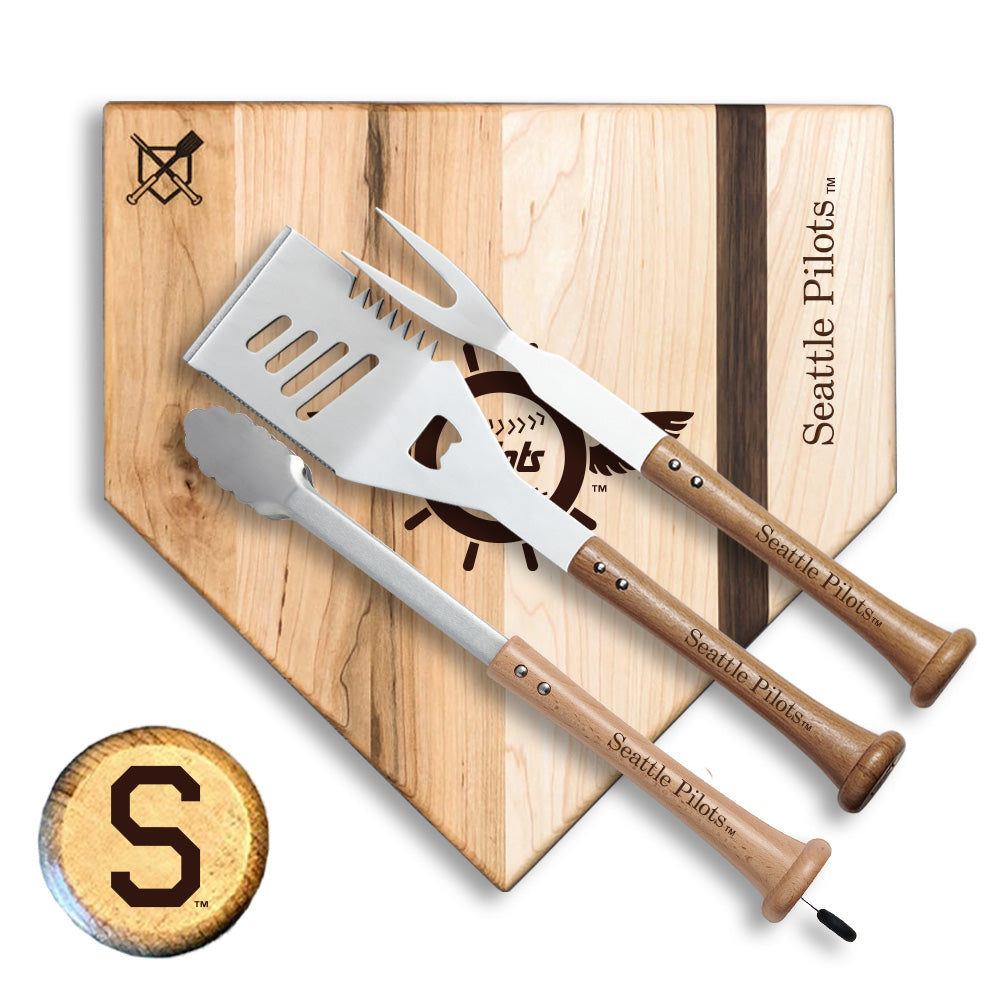 Seattle Pilots "SILVER SLUGGER" Combo Set
