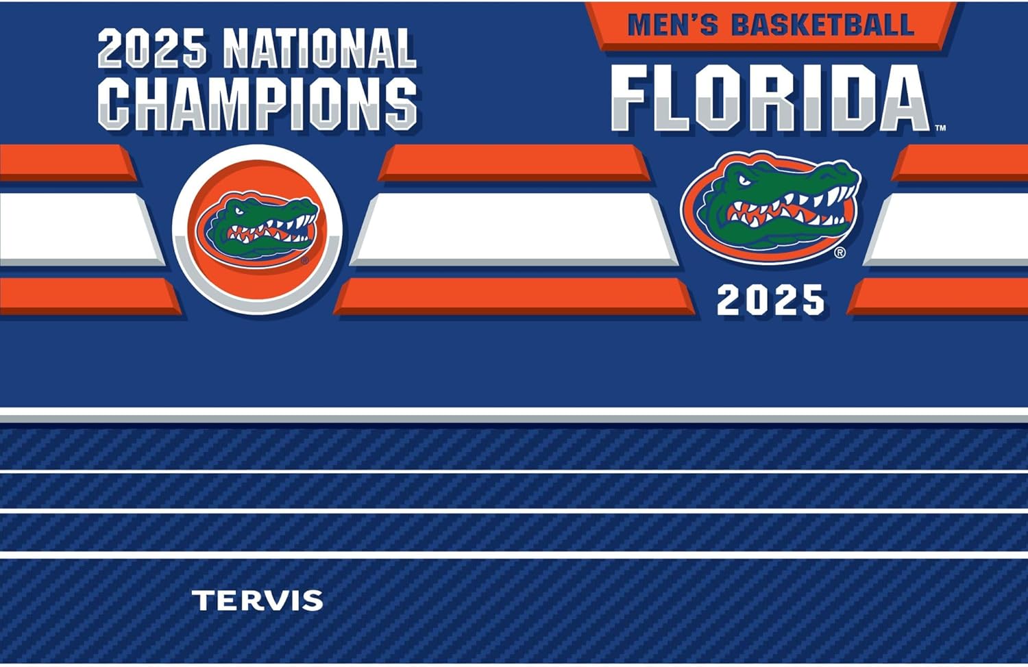 Tervis Florida Gators NCAA 2025 Men's Basetball National Champions Traveler