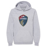 North Carolina Courage Vintage Primary Logo WHT
