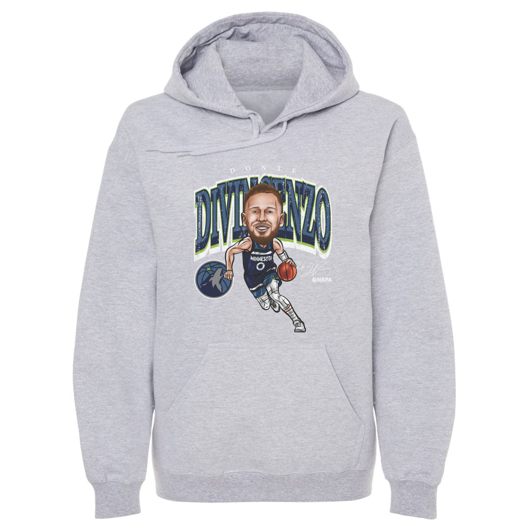 Donte DiVincenzo Minnesota Timberwolves Cartoon NBA WHT
