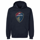 North Carolina Courage Vintage Primary Logo WHT