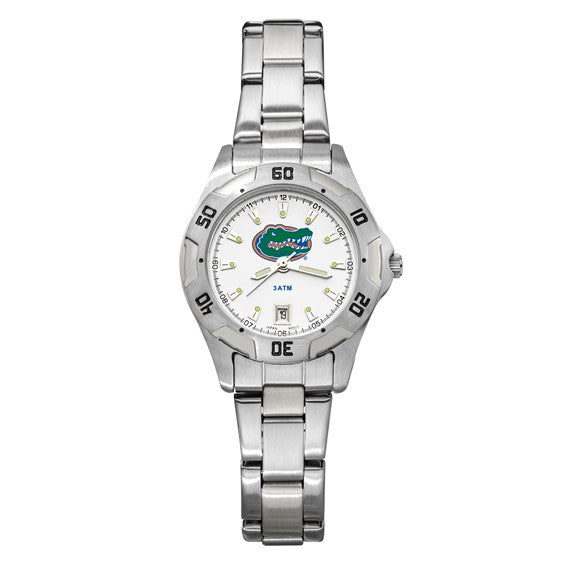 Women's University of Florida Gators NCAA All Pro Chrome Watch with Bracelet