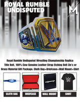 Royal Rumble Undisputed Wrestling Championship Title Belt Replica
