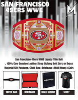 San Francisco 49ers WWE Legacy Title Belt