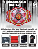 WWE x Manchester United Legacy Championship Replica Title Belt
