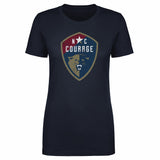 North Carolina Courage Vintage Primary Logo WHT