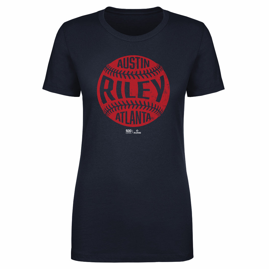Austin Riley Atlanta Vintage Baseball WHT