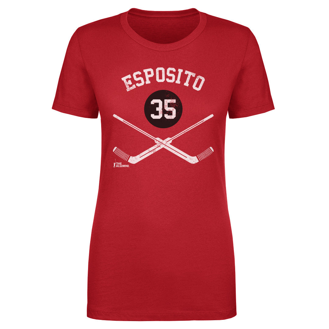 Tony Esposito Chicago 35 Goalie Sticks WHT