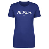DePaul Blue Demons Wordmark White WHT