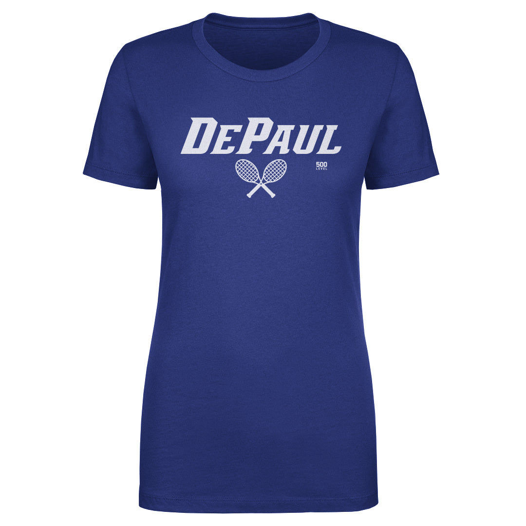 DePaul Blue Demons Tennis Minimalist WHT