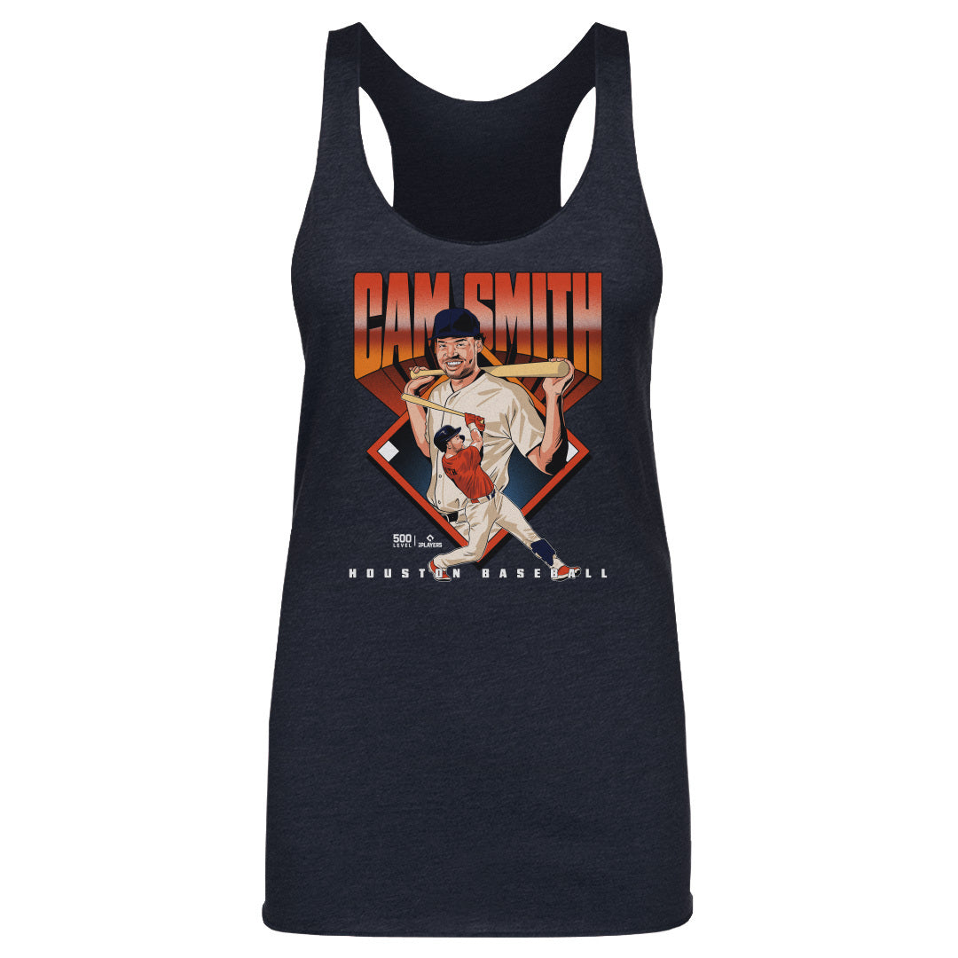 Cam Smith Houston Baseball Diamond WHT
