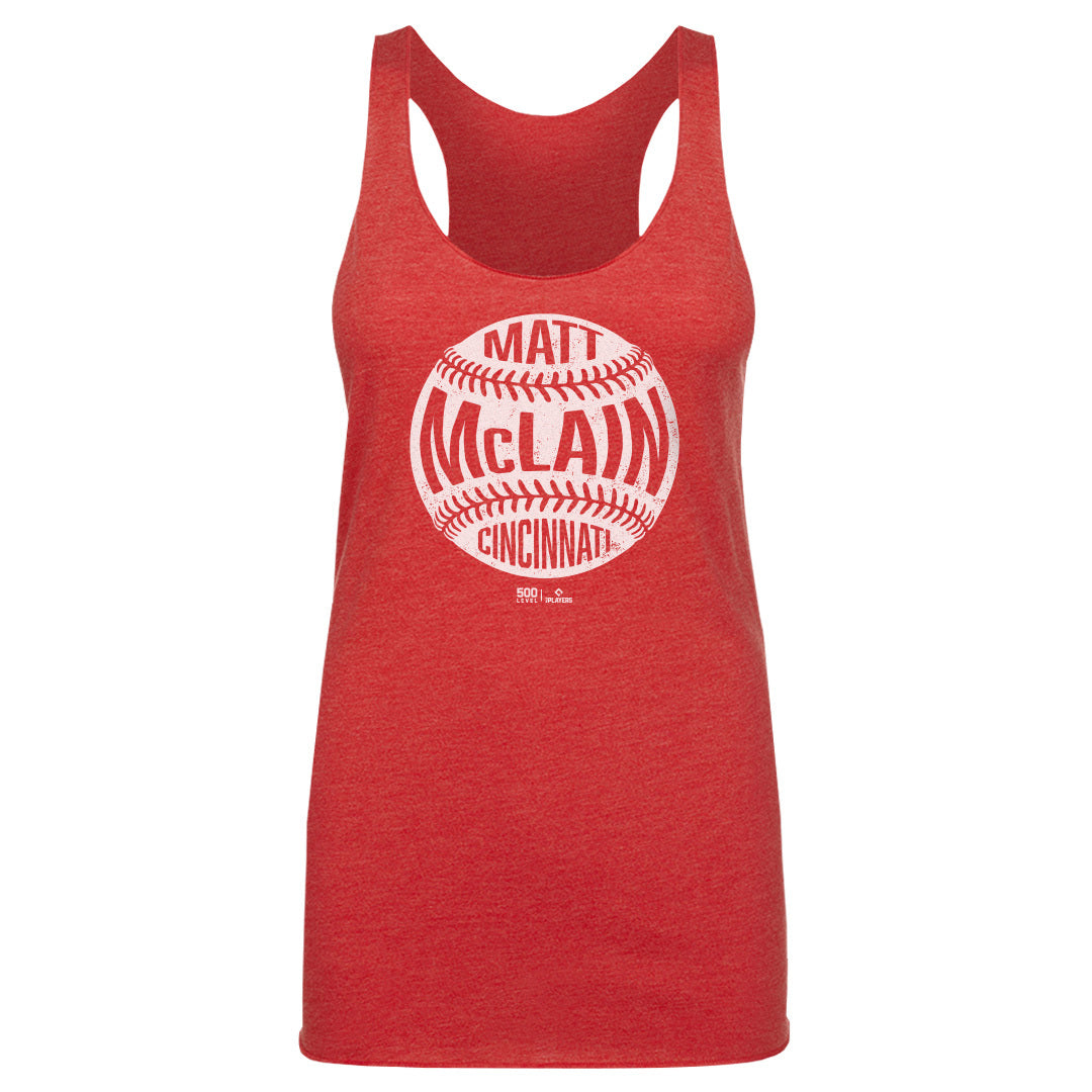 Matt McLain Cincinnati Vintage Baseball WHT
