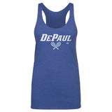 DePaul Blue Demons Tennis Minimalist WHT
