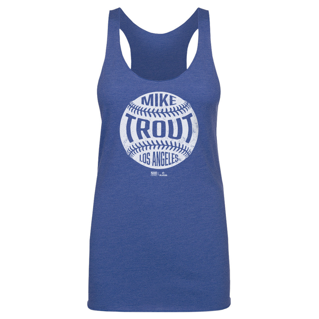 Mike Trout Los Angeles A Vintage Baseball WHT