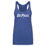 DePaul Blue Demons Wordmark White WHT