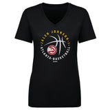 Jalen Johnson Atlanta Hawks Player Ball WHT