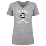 Ed Belfour Chicago 30 Goalie Sticks WHT