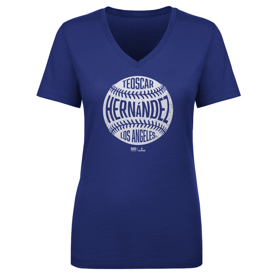 Teoscar Hernandez Los Angeles D Vintage Baseball WHT
