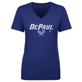 DePaul Blue Demons Tennis Minimalist WHT