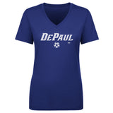 DePaul Blue Demons Soccer Minimalist WHT