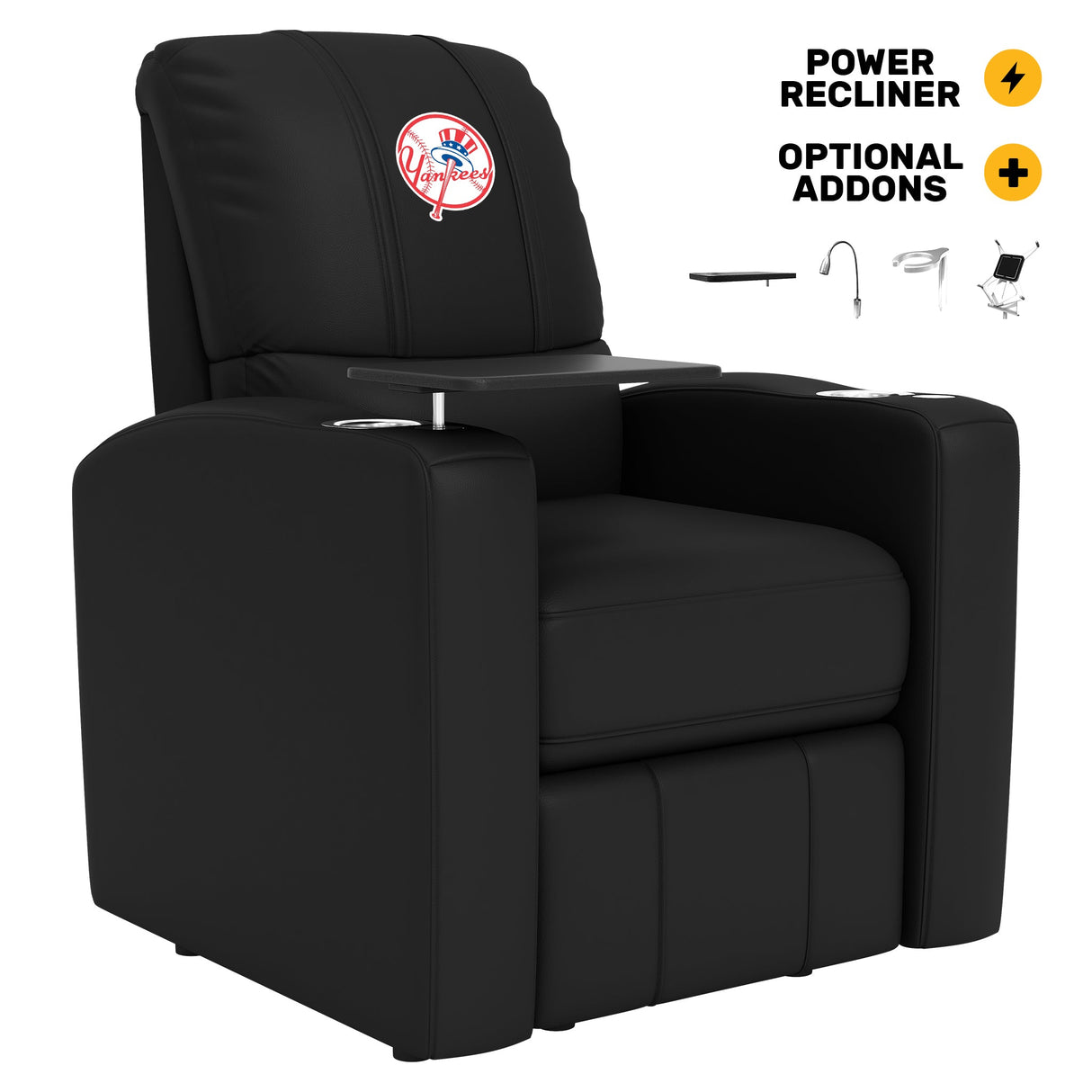 Stealth Power Plus Recliner with New York Yankees Secondary