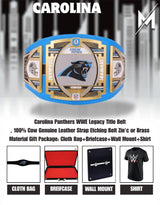 Carolina Panthers WWE Legacy Title Belt