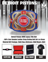 Detroit Pistons WWE Legacy Title Belt