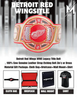 Detroit Red Wings WWE Legacy Title Belt
