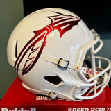 Florida State Seminoles Full Size Speed Replica Football Helmet White - NCAA