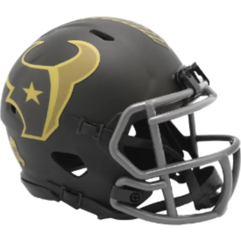 Houston Texans SALUTE TO SERVICE 4 Mini Speed Football Helmet NFL