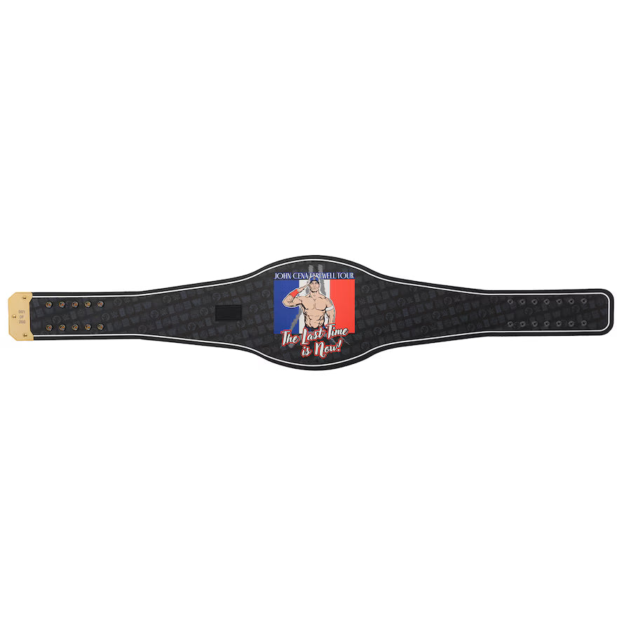 John Cena Farewell Tour 2025 Paris Spinner Championship Replica Title Belt