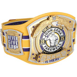 John Cena WWE Autographed Farewell Tour 2025 Bakersfield Replica Title Belt - Limited Edition of 25