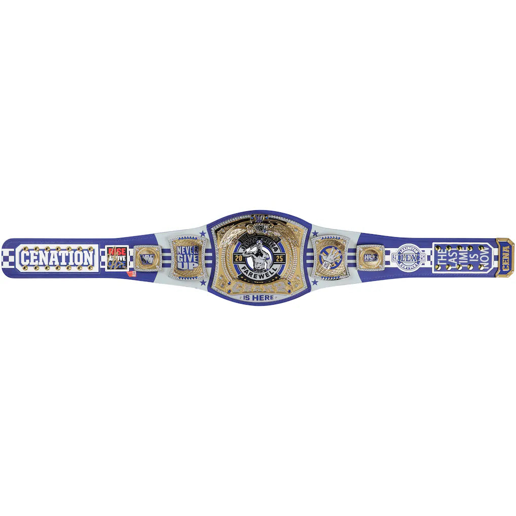 John Cena WWE Autographed Farewell Tour 2025 Lexington Replica Title Belt - Limited Edition of 25