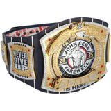 John Cena WWE Autographed Farewell Tour 2025 New York City Replica Title Belt - Limited Edition of 50