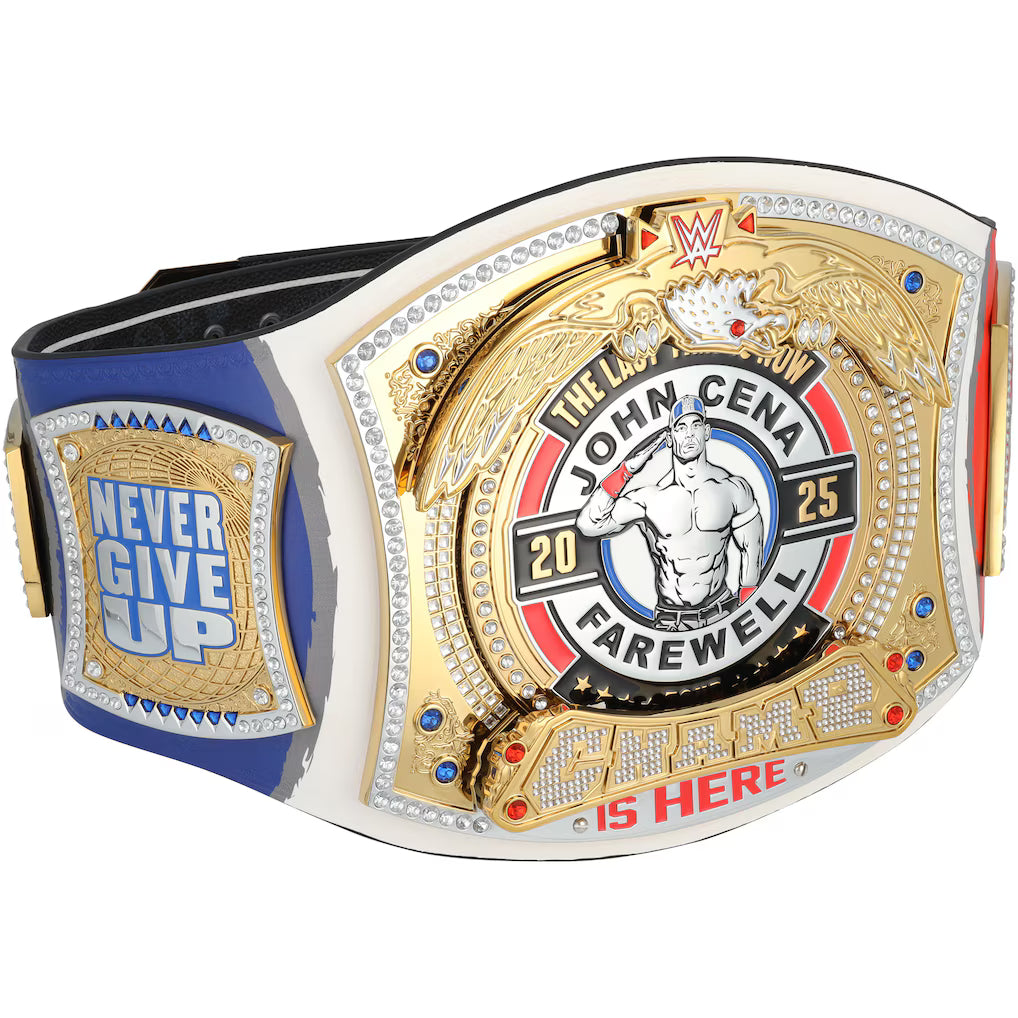 John Cena WWE Autographed Farewell Tour 2025 Paris Replica Title Belt - Limited Edition of 25