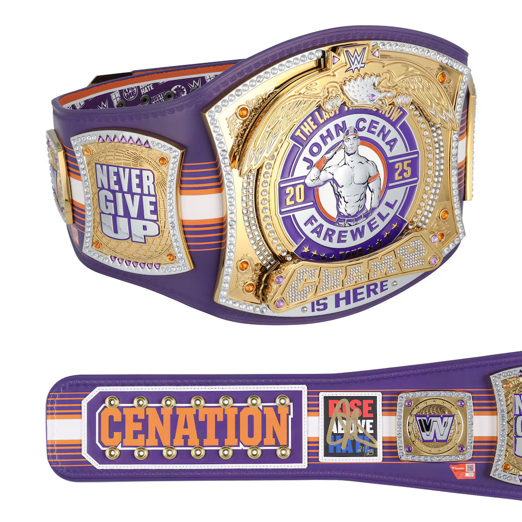 John Cena WWE Autographed Farewell Tour 2025 Phoenix Replica Title Belt - Limited Edition of 25