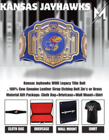Kansas Jayhawks WWE Legacy Title Belt