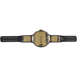 Kurt Angle WWE Autographed Big Gold World Heavyweight Championship Retro Replica Title Belt