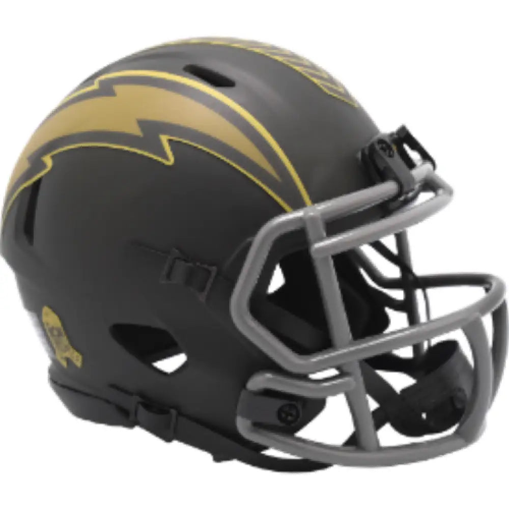 Los Angeles Chargers NFL Mini Speed Football Helmet SALUTE TO SERVICE 4