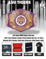 LSU Tigers WWE Legacy Title Belt