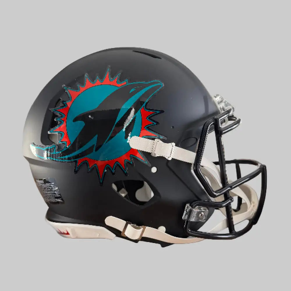 Miami Dolphins FulL Size Authentic Speed Football Helmet 2025 Rivalries - NFL
